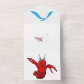 Ocean Adventure Classroom Verjaardag – Platte kaar All In One Uitnodiging (Binnen)