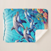 Ocean Adventure Gooi Deken (Voorkant (horizontaal))