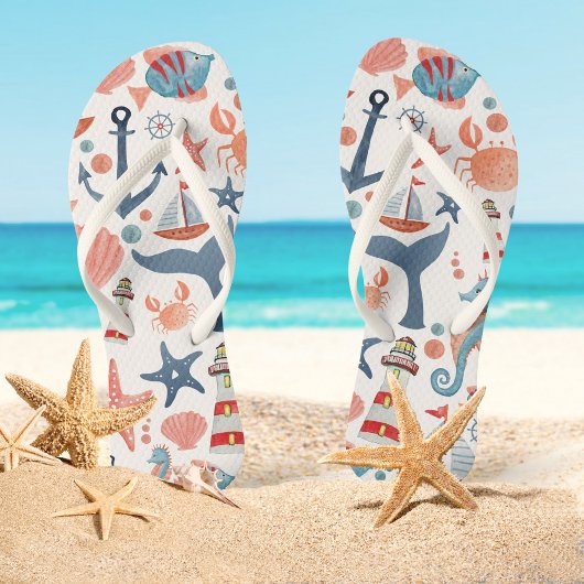 Ocean Adventure | Kuststrand Teenslippers