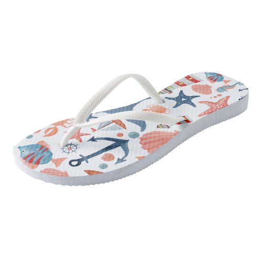 Ocean Adventure | Kuststrand Teenslippers (Schuin)