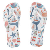 Ocean Adventure | Kuststrand Teenslippers (Voetbed)