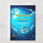 Ocean Adventure voor Kids Shark Birthday Kaart (Voorkant)