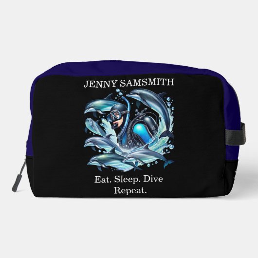 Ocean Adventures: Duiken, verkennen, herhalen! Toilettasje (Achterkant)