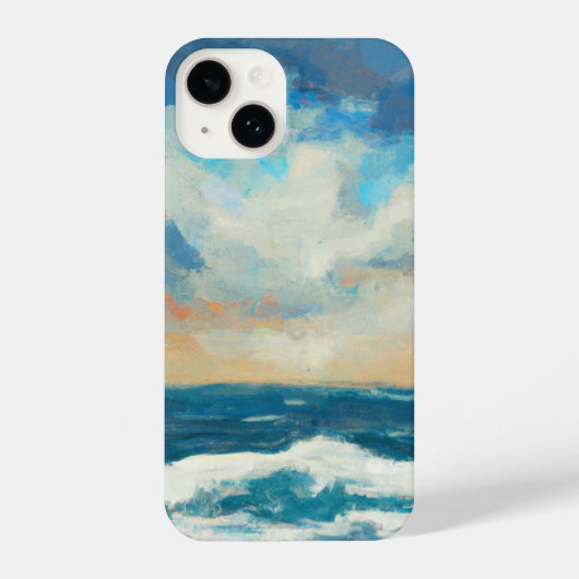 Ocean Ai Generated Painting Oil Painting iPhone Hoesje (Achterkant)