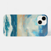 Ocean Ai Generated Painting Oil Painting iPhone Hoesje (Achterkant horizontaal)