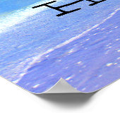 Ocean Air Salty Hair Poster (Hoek)