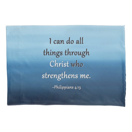 Ocean Air Script Pillowcase Kussensloop (Voorkant)