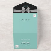 Ocean ・ All in One Wedding Invite Uitnodiging (Buitenkant)