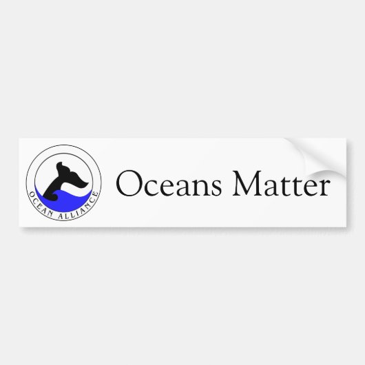 Ocean Alliance-bumpersticker Bumpersticker (Voorkant)
