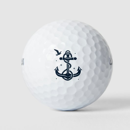 Ocean Anchor Golf Balls Golfballen (Voorkant)