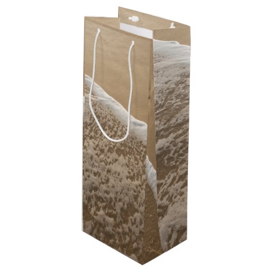 Ocean and Beach Gift Bag Wijn Cadeautas (Voorkant Gekanteld)