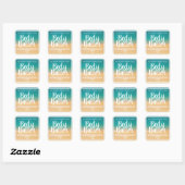 Ocean and Beach Sand Theme Body Butter Labels (Vel)