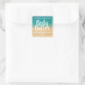 Ocean and Beach Sand Theme Body Butter Labels (Tas)