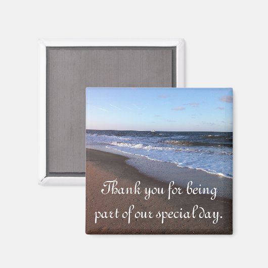 Ocean and Beach Thema Magneet (Voorkant / Achterkant)