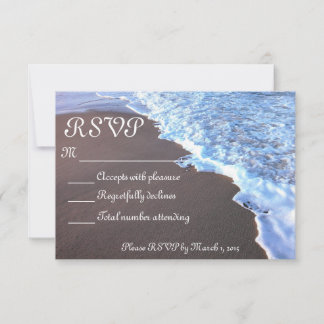Ocean and Beach Thema RSVP Kaartje