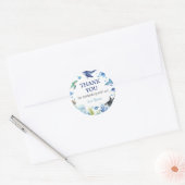 Ocean Animal Boy Verjaardag Sticker Labels Party (Envelop)