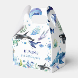 Ocean Animal Boy Verjaardagsgunst Box Schildpad Wa Bedankdoosjes