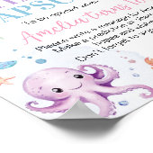 Ocean Animal Onder het Zee Verjaardag Time Capsule Poster (Hoek)