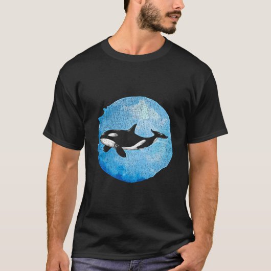 Ocean Animal Orca Killer Whale T-shirt (Voorkant)