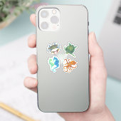 Ocean Animal Stickers (Telefoon)