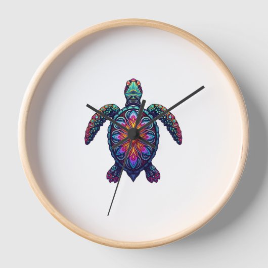 Ocean Animal Tie Dye Tribal Zee Animal Maori Turtl (Voorkant)