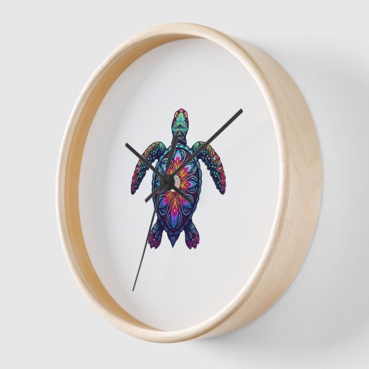 Ocean Animal Tie Dye Tribal Zee Animal Maori Turtl (Hoek)