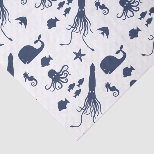 Ocean Animal Tissue Paper Tissuepapier (Detail)