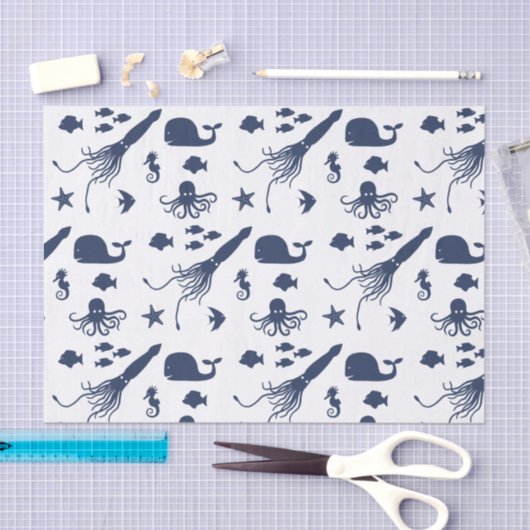 Ocean Animal Tissue Paper Tissuepapier (Craft)