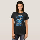 Ocean Animal Waves Killer Whale Boys Orca Swea T-shirt (Voorkant volledig)