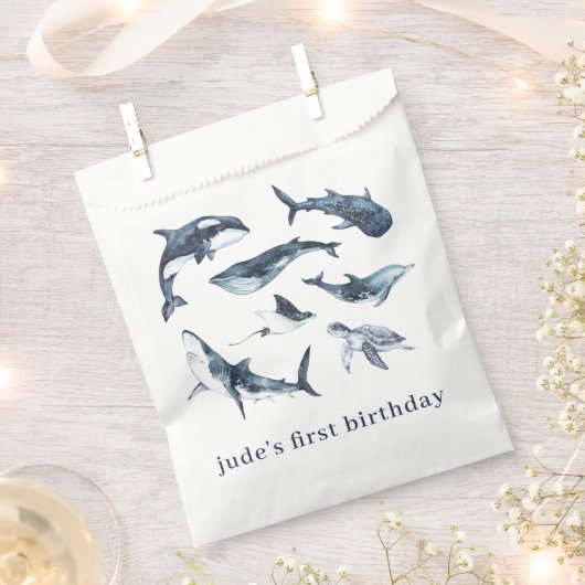 Ocean Animals Bedankzakje (Geknipt)