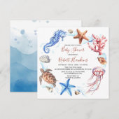 Ocean Animals in het kader van de uitnodiging van (Voorkant / Achterkant)