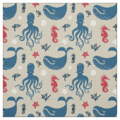 Ocean Animals | Nautical Nursery Stof (Swatch)