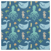 Ocean Animals | Nautical Nursery Stof (Swatch)