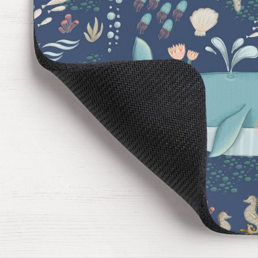 Ocean Animals onder de naam Monogram van het Zee Muismat (Hoek)