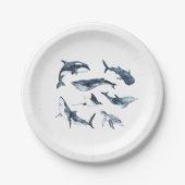 Ocean Animals Papieren Bordje (Voorkant)