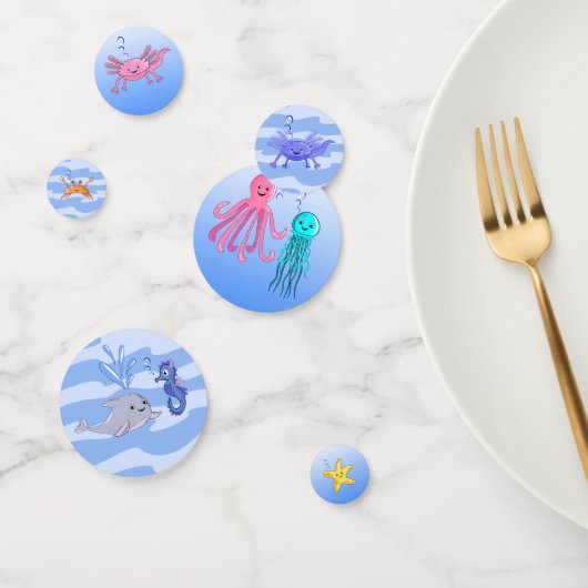 Ocean Animals Party Table Confetti (Groep)