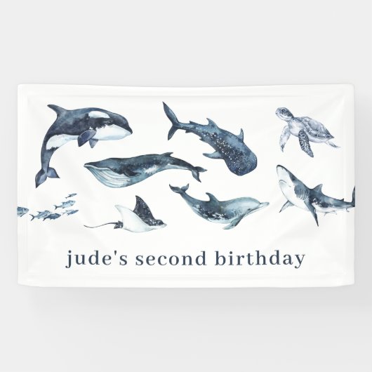 Ocean Animals Spandoek (Horizontaal)