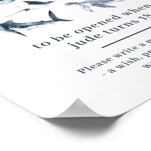 Ocean Animals Time Capsule Poster (Hoek)