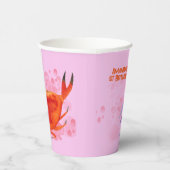 Ocean Animals Zee Life Kids Verjaardagsfeestje Roz Papieren Bekers (Rechts)