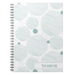 Ocean Aqua Golven Spiraal Notebook Notitieboek
