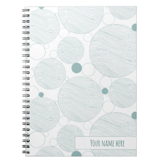 Ocean Aqua Golven Spiraal Notebook Notitieboek