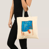 Ocean Aquatic Cute Dolphin Starfish Custom Tas (Voorkant (product))
