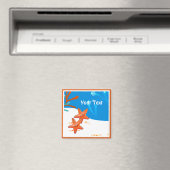 Ocean Aquatic Cute Starfish Custom Magnet (Insitu (Vaatwasser))