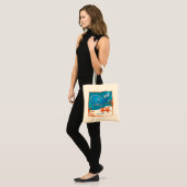 Ocean Aquatic Cute Whale Custom Tas (Voorkant (model))