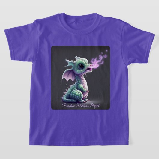 Ocean Aquatic-Mer Dragon Bgloke Kinder T-shirt (Laagn)