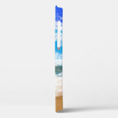 Ocean Art Blue Waves op zandstrand Case-Mate iPhone Case (Achterkant / Links)