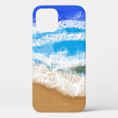Ocean Art Blue Waves op zandstrand Case-Mate iPhone Case (Achterkant)