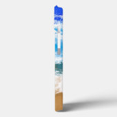 Ocean Art Blue Waves op zandstrand Case-Mate iPhone Case (Achterkant / Links)