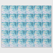 Ocean Art: Marmeren Agaat wervelt. Cadeaupapier (Vlak)