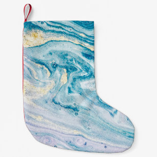 Ocean Art: Marmeren Agaat wervelt. Kleine Kerstsok